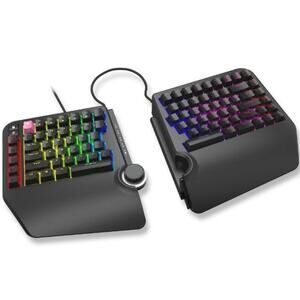 Cloud Nine ErgoTKL Ergonomic Tenkeyless Mechanical Keyboard for PC – Kailh Brown